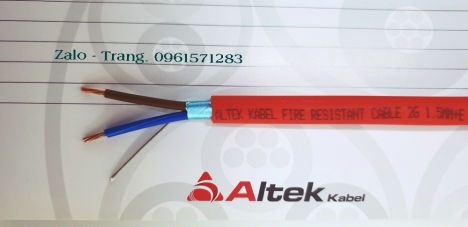 Cáp chống cháy 2x1.0 hiệu Altek kabel