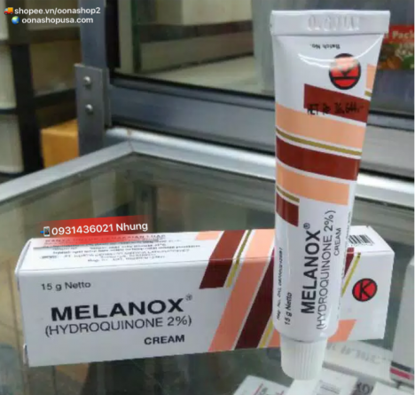 Kem Melanox Kem Hydroquinone 2% trị thâm nám tàn nhang và làm đều màu da