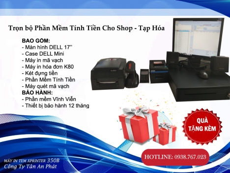 Bán phần mềm tính tiền cho Shop quần áo tại Ninh Kiều, Bình Thủy Cần Thơ