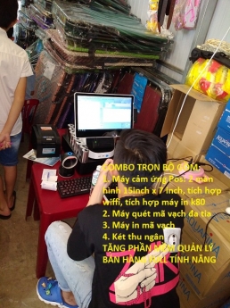 Thanh lý cho cửa hàng bách hóa ở Đak Lak máy tính tiền cảm ứng giá rẻ