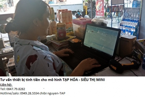 Combo thiết bị tính tiền giá rẻ cho tiệm Tạp Hóa ở Đà Nẵng