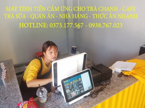 Cung cấp Bộ máy POS và phần mềm tính tiền cho quán trà chanh tại Hà Nội