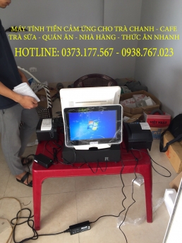 Lắp trọn bộ máy tính tiền cho quán Trà Chanh tại Hải Phòng