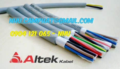 Sản phẩm cáp điều khiển nhiều lõi altek kabel