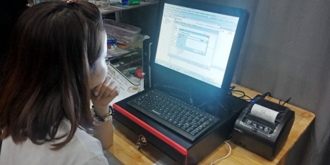 Lắp full bộ máy tính tiền giá rẻ cho nhậu tại Kiên Giang