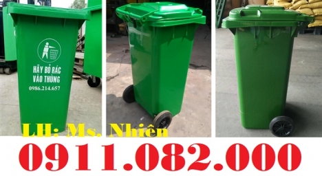 Thùng rác giá rẻ tại Long An- thùng rác 120 lít 240 lít 660 lít giá sỉ lẻ- 0911.082.000