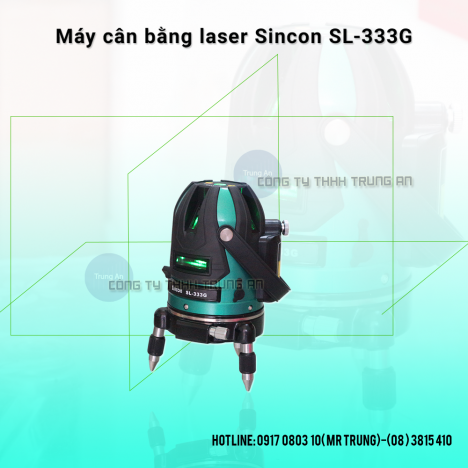 Máy cân mực laser tia xanh Sincon SL-333G