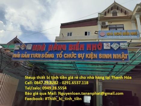 Máy Pos giá rẻ dùng để tính tiền cho nhà hàng/quán ăn tại Thanh Hóa