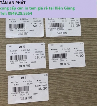 Bán cân điện tử in tem cho cửa hàng hoa quả sạch tại Lâm Đồng