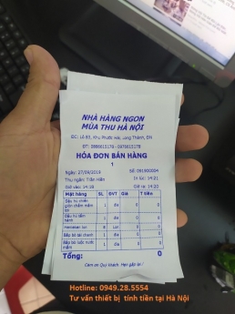 Combo thiết bị giá rẻ cho quán ăn tại Nam Định dùng để tính tiền
