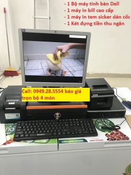 Full bộ thiết bị tính tiền giá siêu rẻ cho quán Trà Chanh tại Hà Nội