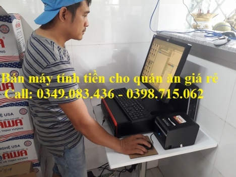 Nhận lắp đặt máy tính tiền cho quán ăn, quán nhậu giá rẻ tại Rạch Gía - Kiên Giang 
