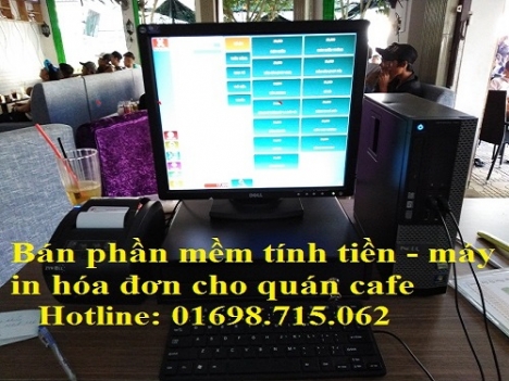 Cài đặt máy tính tiền cho quán Cafe, quán Sinh Tố tại Kiên Giang 