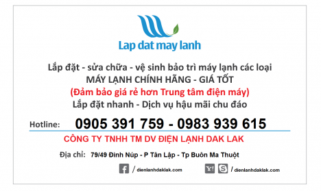 Sửa Điện Lạnh Buôn Ma Thuột Dak Lak