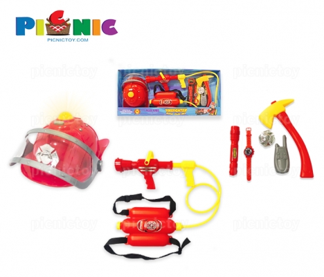 Lesheng - bộ đồ chơi dụng cụ cảnh sát chữa cháy