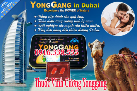 Thuốc YongGang tablet for Men Hộp 8 viên Vĩnh Cương bổ thận của Ả rập