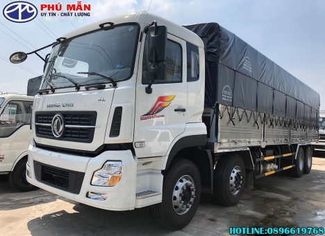 xe dongfeng 4 chân L315 tải 17 tấn 9 đời 2019