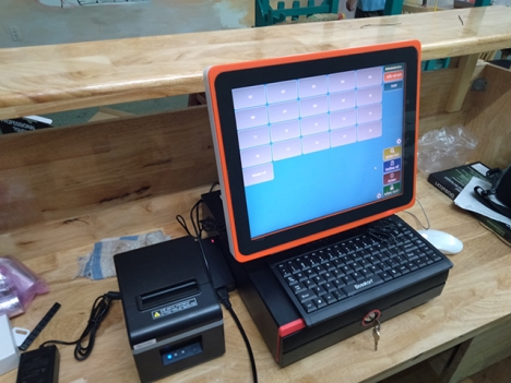 Nhận lắp đặt máy tính tiền cho quán café tại Tân Hiệp