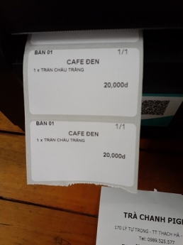 Full bộ thiết bị giá rẻ cho quán café tại Hà Tĩnh dùng để tính tiền