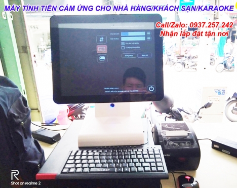 Bộ máy tính tiền cảm ứng cho nhà hàng, khách sạn tại Hưng Yên