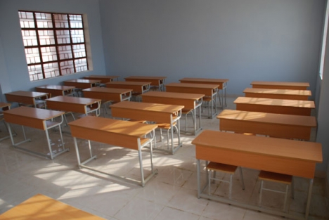 Kích thước bàn học đạt chuẩn cho học sinh tiểu học.