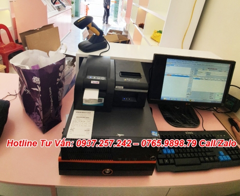 Lắp đặt máy tính tiền tại Vĩnh Long cho siêu thị mini, tạp hóa, bách hóa