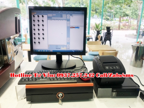 Lắp đặt máy tính tiền giá rẻ tại Vĩnh Long cho quán cafe