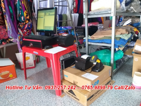 Lắp đặt trọn bộ máy tính tiền tại Vĩnh Long cho shop, tạp hóa, siêu thị mini