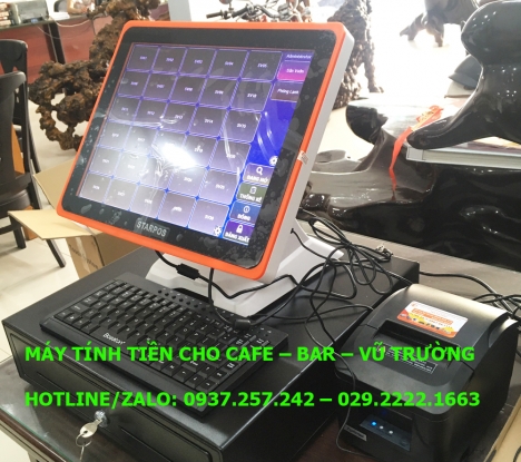 Máy tính tiền cảm ứng cho quán cafe, quán ăn, quán nhậu tại Bắc Giang