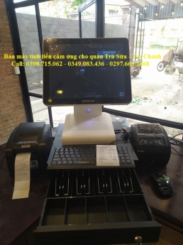 Bán máy tính tiền cảm ứng cho quán Trà Sữa giá rẻ tại Kiên Giang trọn bộ 
