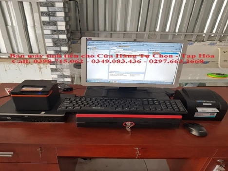 Bán máy tính tiền trọn bộ cho Tạp Hóa, Siêu Thị giá rẻ tại Kiên Giang 