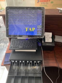 Bán máy tính tiền cảm ứng cho quán Cafe, quán Sinh Tố giá rẻ tại Kiên Giang 
