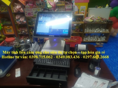 Trọn bộ máy tính tiền cảm ứng cho Cửa Hàng Bách Hóa Tổng Hợp tại Kiên Giang giá rẻ
