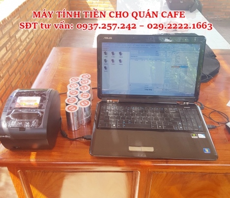 Bán và lắp đặt Máy tính tiền giá rẻ cho quán cafe sân vườn tại Bắc Ninh