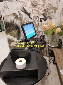 Trọn bộ máy tính tiền cảm ứng cho quán Trà Sữa - quán Trà Chanh giá rẻ tại Rạch Gía Kiên Giang