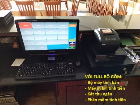 Trọn bộ máy tính tiền cho khách sạn ở An Giang – Setup tận nơi