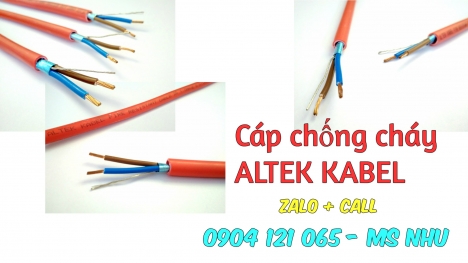 Cáp chống cháy altek kabel nhập khẩu chính hãng giá tốt