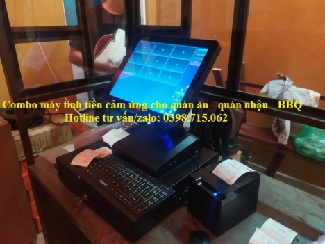 Máy tính tiền cảm ứng giá rẻ cho Nhà Hàng, Quán Ăn tại Kiên Giang