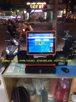 Trọn bộ máy tính tiền cảm ứng cho quán Trà Sữa, quán Trà Chanh tại Kiên Giang 