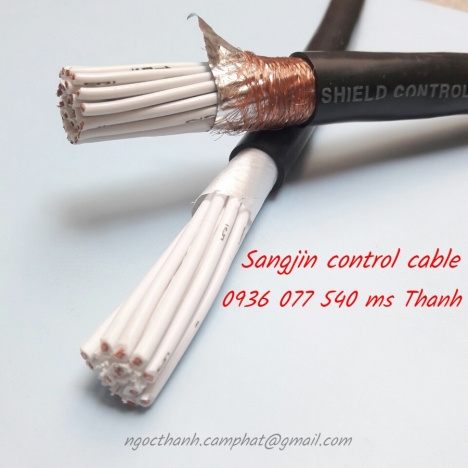 Cáp điều khiển 16x1.25MM2 Sangjin - CU/PVC/PVC không chống nhiễu