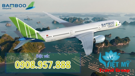 Vé máy bay Bamboo Airways đường Văn Cao quận Tân Phú