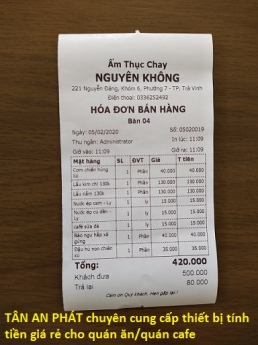 Bán Combo thiết bị tính tiền giá siêu rẻ tại Trà Vinh cho quán ăn