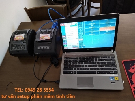 Bán Combo thiết bị tính tiền giá siêu rẻ tại Trà Vinh cho quán ăn