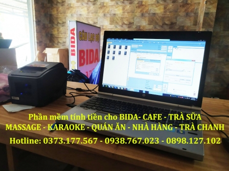 Chuyên cung cấp phần mềm tính tiền cho BIDA-CAFÉ tại Nghệ An