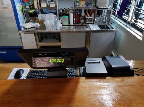 Full bộ máy tính tiền có máy in tem cho quán trà sửa tại Hải Dương giá rẻ
