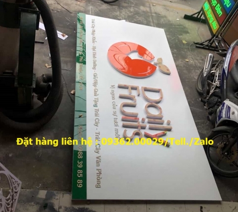 Các sản phẩm biển quảng cáo lắp đặt tại Hà Nội