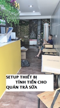 Chuyên lắp đặt bộ thiết bị tính tiền giá rẻ quán trà sữa tại Hà Nội