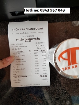 Bán máy pos, phần mềm giá siêu rẻ quán trà chanh tại Bắc Ninh