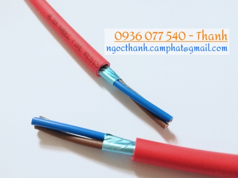 Cáp chống cháy Altek Kabel 2x1.0mm2 Fire resistant cable LSZH IEC 60331