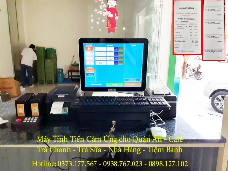 Bán máy tính tiền cho quán café – tiệm trà chanh tại Hà Nội